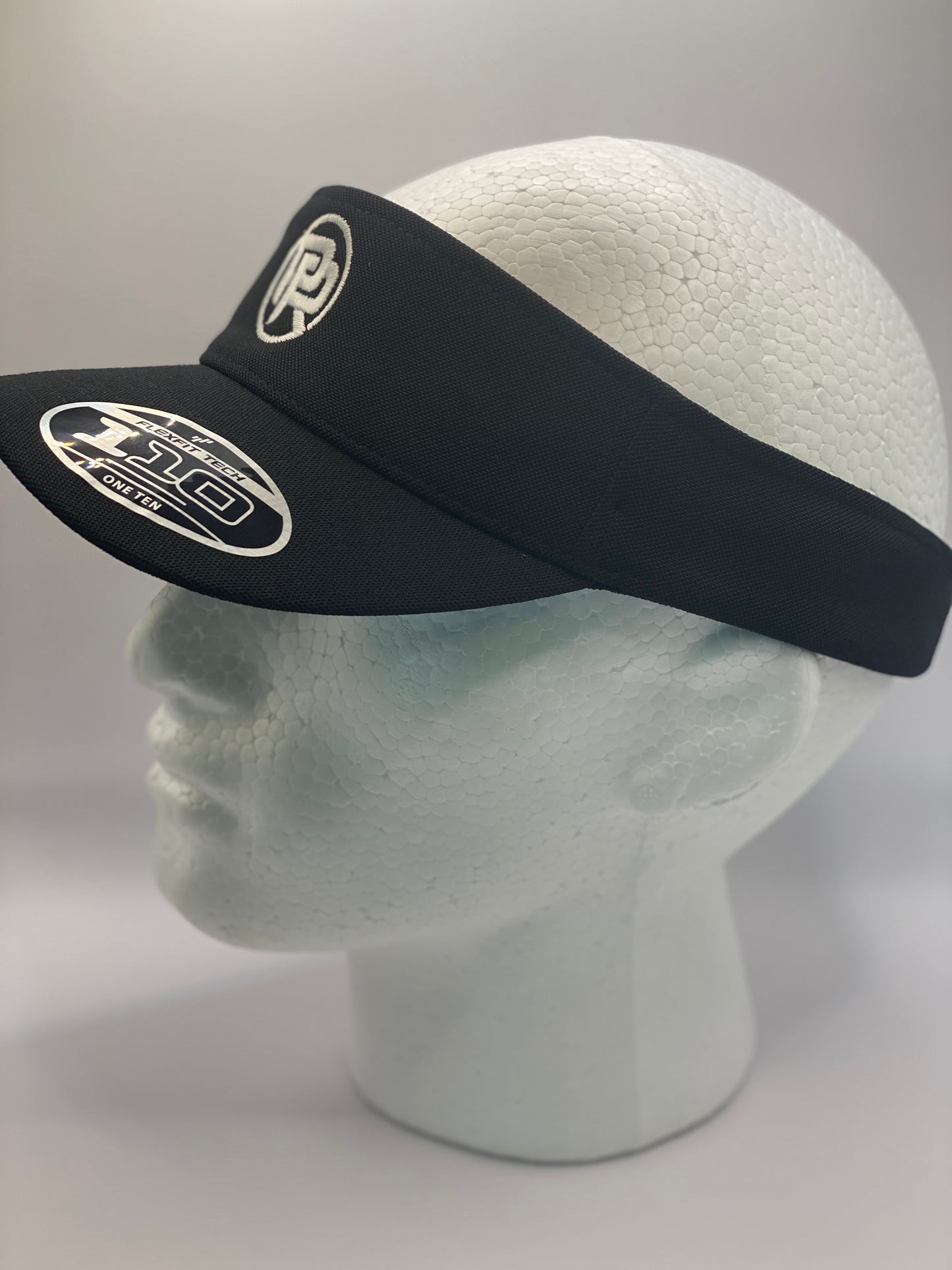 Papa Russi Black FlexFit Golf Visor Velcro Back