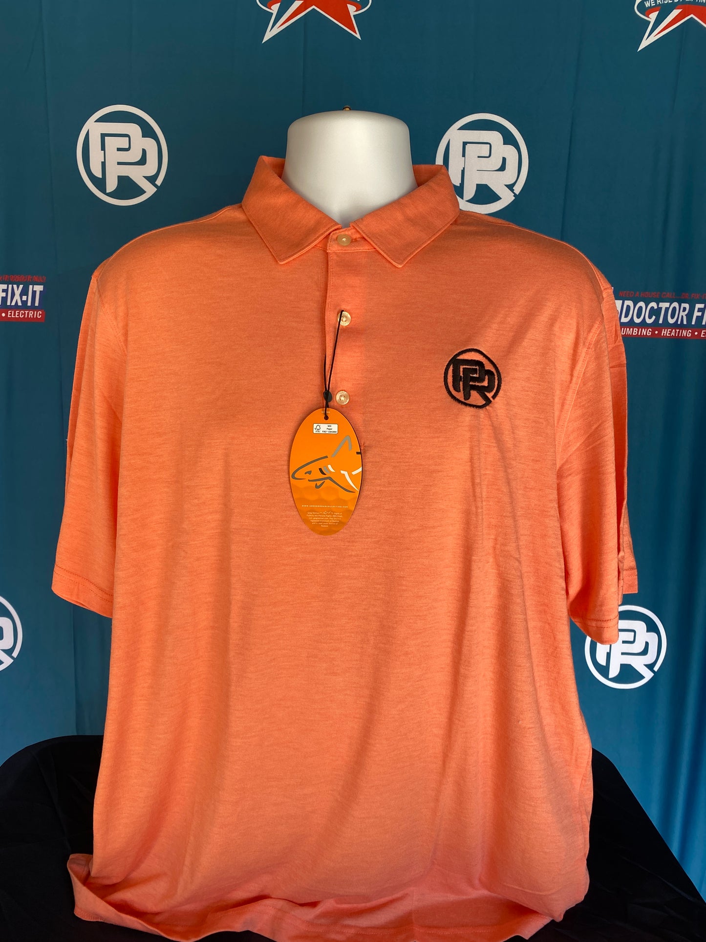 Greg Norman Men's Play Dry Foreward Series Polo with PR logo on chest